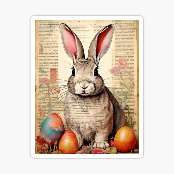 Item preview, Vintage Easter Bunny designed and sold by KittysCollection.