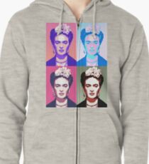 Frida Kahlo Pop-Art-Muster Kapuzenjacke