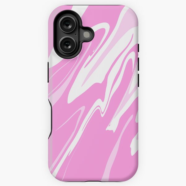 Vista previa del artículo con la obra «Remolinos modernos abstractos en rosa, rosa oscuro y blanco», diseñado y vendido por JulzPink.