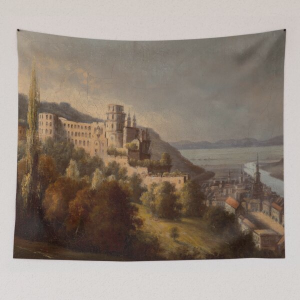 Item preview, Hillside Castle - Ludwig Wischneski (German, 19th Century) designed and sold by The Nouveau Chateau.