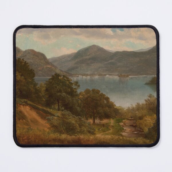 Item preview, Lake George, 1867 - Asher Brown Durand (American, 1796-1886). Oil on canvas designed and sold by The Nouveau Chateau.