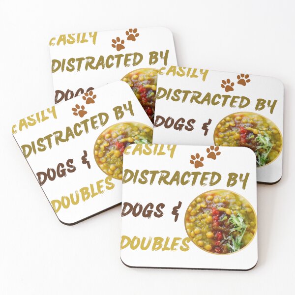 Item preview, Easily Distracted by Dogs and Doubles designed and sold by LittleStoryCo.