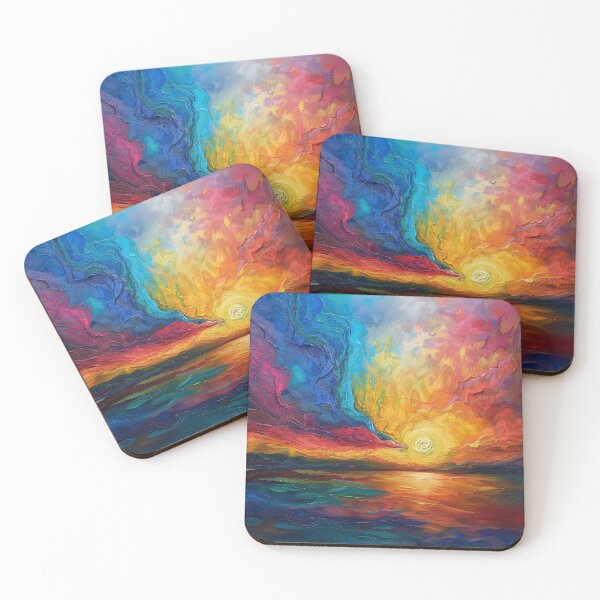Item preview, Abstract Sunset Horizon designed and sold by Myra365Art.