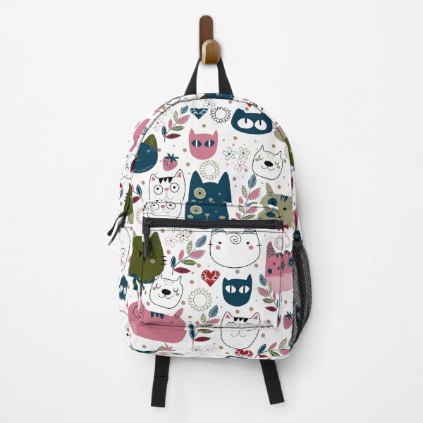 Item preview, With Cute Cat Heads designed and sold by vintageretrostyleshop.