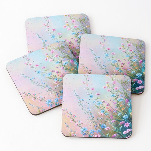 Item preview, Copia de Mixed Wildflower Pastel Bouquet Floral Garden Botanical Art  designed and sold by Tetete.