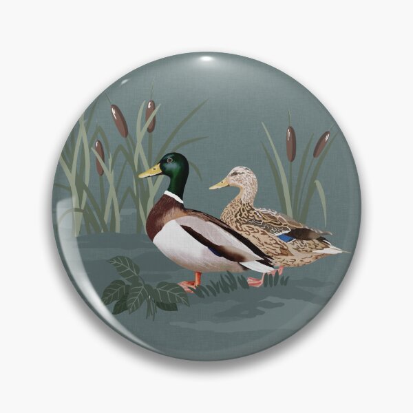 Item preview, Country Duck - Blue Grey designed and sold by Sarah Thorpe Designs .