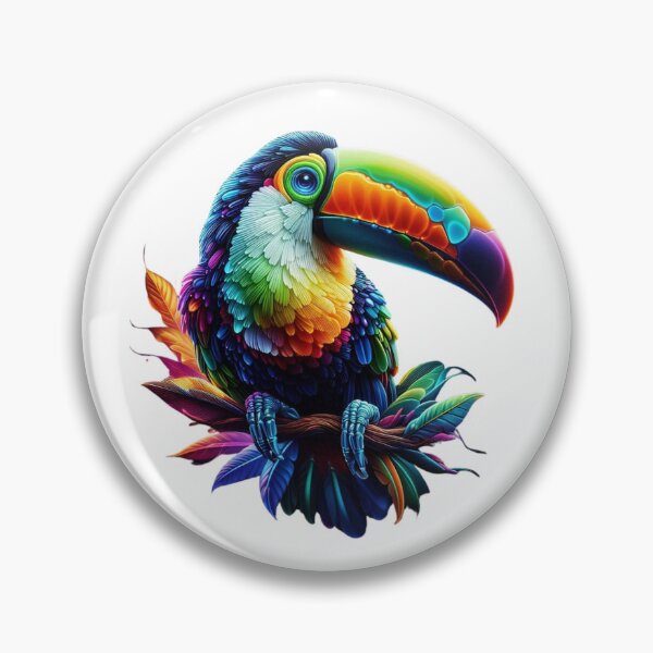 Item preview, Vibrant Toucan Bird – Tropical Nature Art designed and sold by GloriousArtSKD.