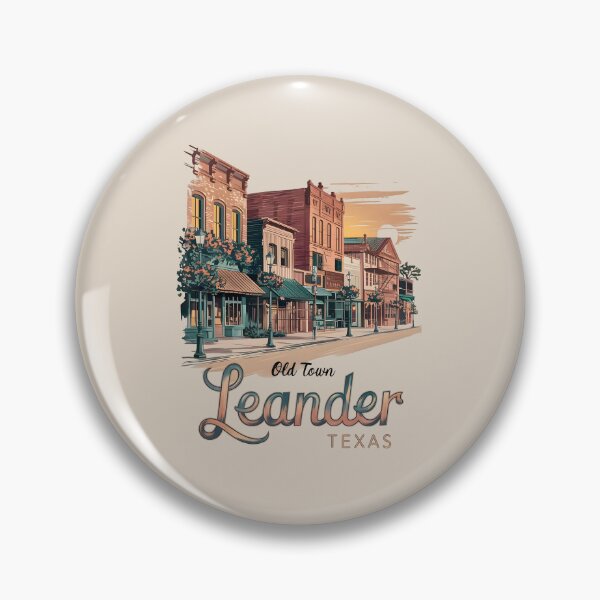 Item preview, Pastel Old Town Leander Texas Art – Leander Texas designed and sold by MoMidoStore.