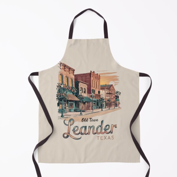 Item preview, Pastel Old Town Leander Texas Art – Leander Texas designed and sold by MoMidoStore.