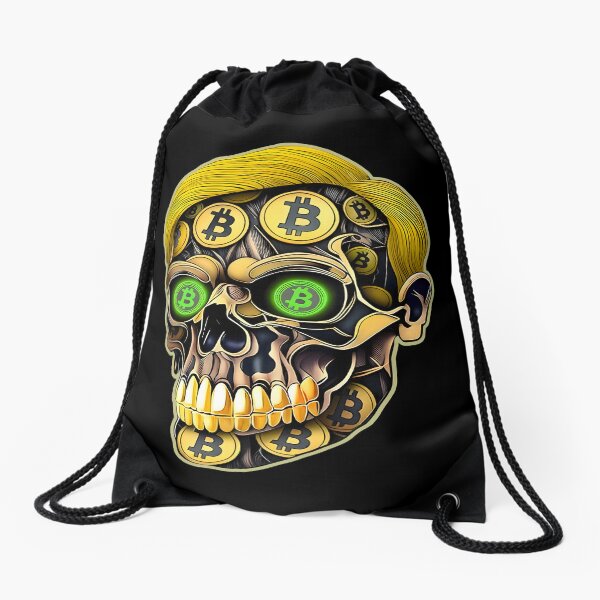 Artikel-Vorschau von „Bitcoin Skull: Mutige Krypto-Fusion“, designt und verkauft von GuettoUnderClothing.