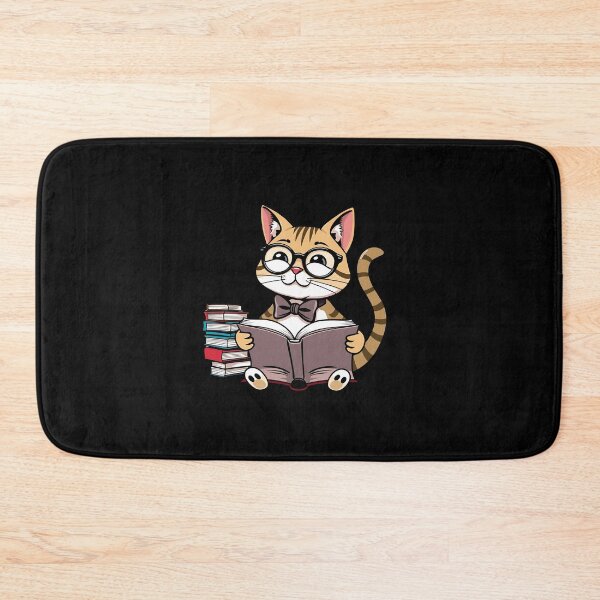 Item preview, Bookish Cat Reading – A Smart and Curious Feline designed and sold by Meow Cat.