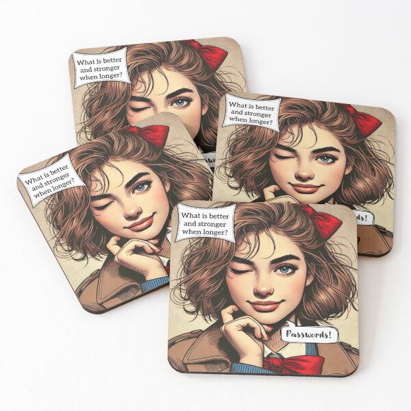 Item preview, What is better and stronger when longer? Passwords! designed and sold by Lisandro Tapia.