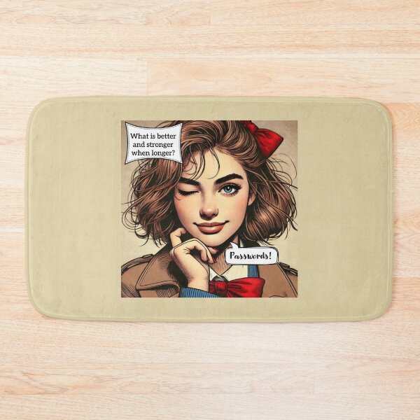 Item preview, What is better and stronger when longer? Passwords! designed and sold by Lisandro Tapia.