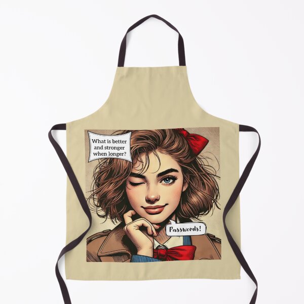 Item preview, What is better and stronger when longer? Passwords! designed and sold by Lisandro Tapia.