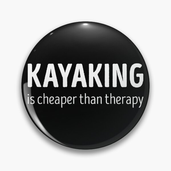 Artikelvorschau, Kajakfahren ist billiger als Therapie Lustiger Kajakliebhaber entworfen und verkauft von RareBunny.