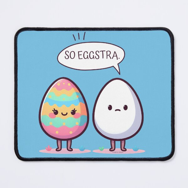 Item preview, Funny Pun Cute Comic Pastel Easter Eggs So Eggstra designed and sold by Tiendita-Arroyo.