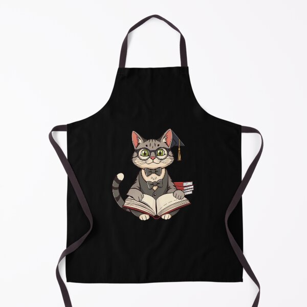 Item preview, Bookish Cat and a Stack of Books – A True Book Lover designed and sold by Meow Cat.