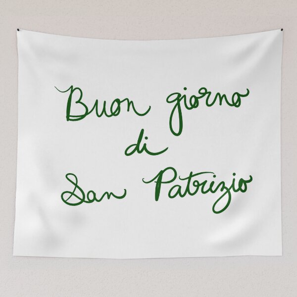 Item preview, Happy Saint Patrick’s Day in Italian designed and sold by abeink.