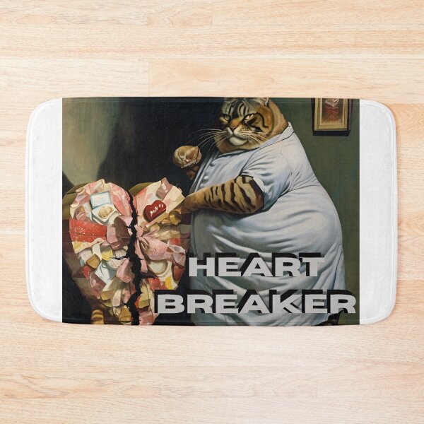 Item preview, heart breaker cat designed and sold by The Far Far North.