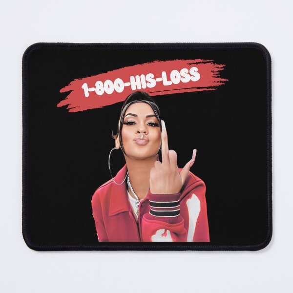 Item preview, 1-800-HIS-LOSS | Middle Finger Girl (RED) designed and sold by Zuriel Hargrove.