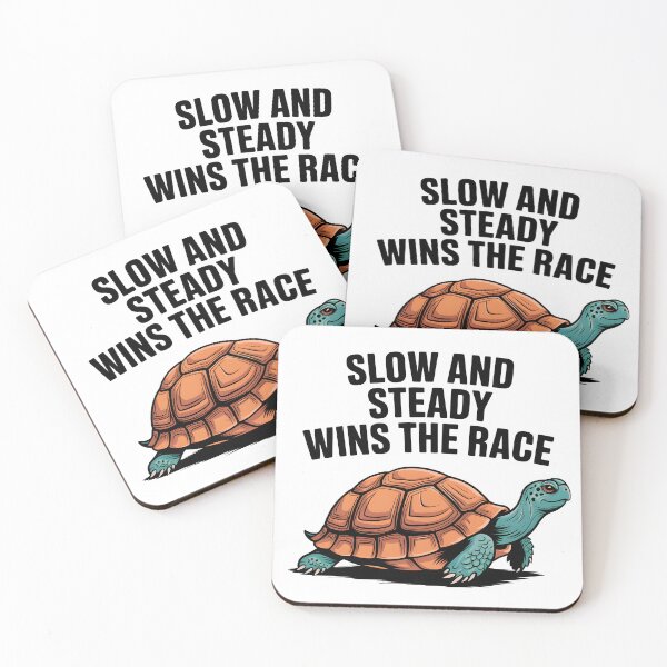 Item preview, Slow and Steady Wins the Race designed and sold by trendspatterns.