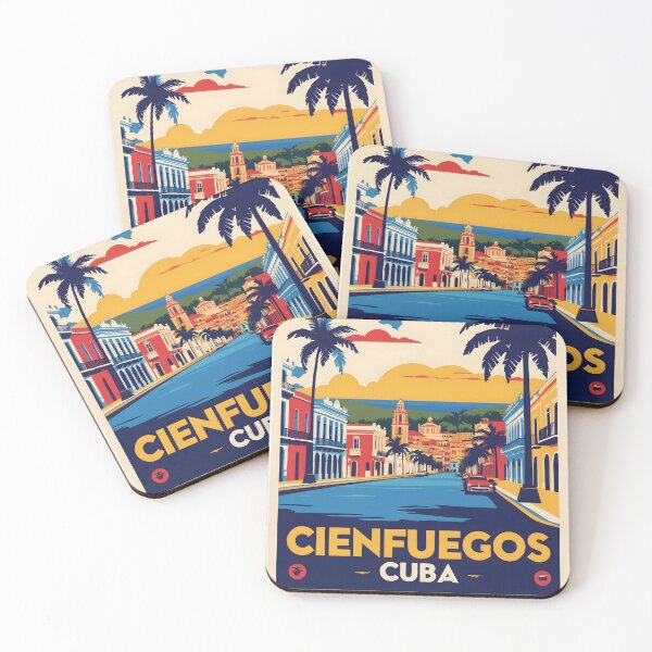 Item preview, Cienfuegos Cuba Vintage Travel Tourism designed and sold by TravelersGems.