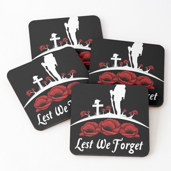 Item preview, Australian anzac day - Lest We Forget - Red Poppy Apparels And Gift Men Woman Kids designed and sold by Taylor  ART.