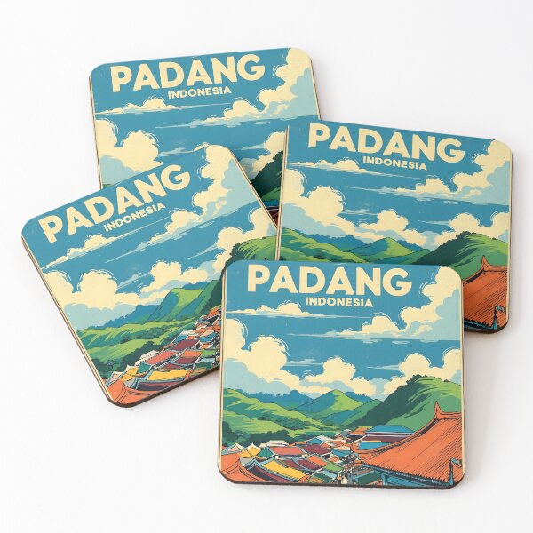 Item preview, Padang Indonesia Vintage Travel Tourism designed and sold by TravelersGems.