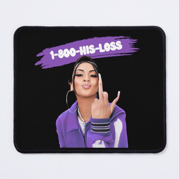 Item preview, 1-800-HIS-LOSS | Middle Finger Girl (GREEN) designed and sold by Zuriel Hargrove.