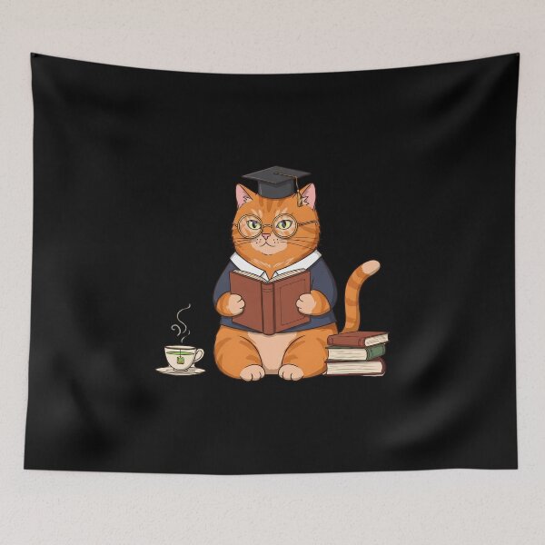 Item preview, Bookish Cat Cozy Reading – The Perfect Literary Vibe designed and sold by Meow Cat.