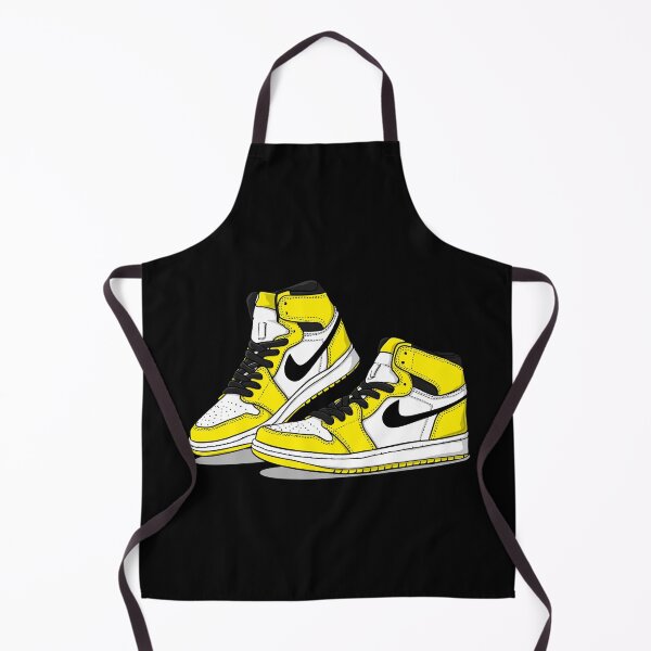 Item preview, Pair of Retro Sneakers Sneakerhead - Retro High Shoe Lover Art (TAXI YELLOW) designed and sold by Zuriel Hargrove.