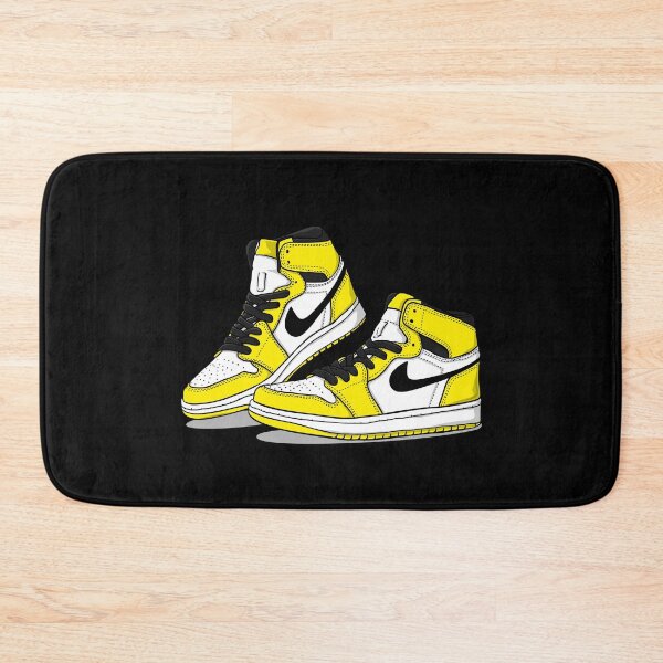 Item preview, Pair of Retro Sneakers Sneakerhead - Retro High Shoe Lover Art (TAXI YELLOW) designed and sold by Zuriel Hargrove.