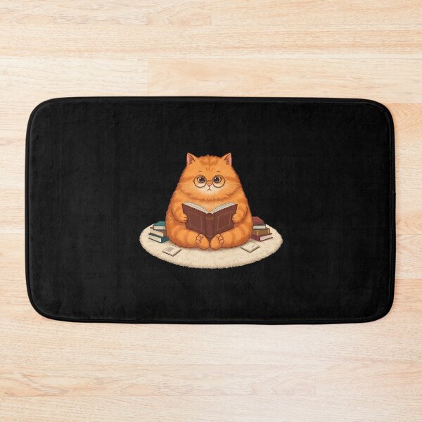 Item preview, Bookish Cat – A Feline Who Can’t Put the Book Down designed and sold by Meow Cat.