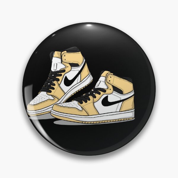 Item preview, Pair of Retro Sneakers Sneakerhead - Retro High Shoe Lover Art (OG NRG GOLD) designed and sold by Zuriel Hargrove.