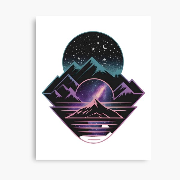 Item preview, Night Sky Mountain Range  designed and sold by AnamMHavan.