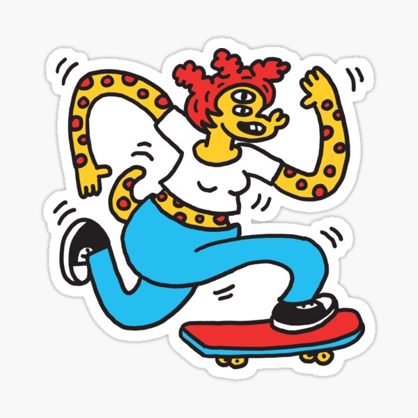 Item preview, Monster Skateboarding #1 designed and sold by robotfunmonster!.
