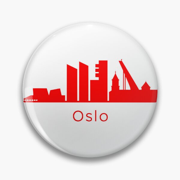 Item preview, Minimalist Oslo Travel Icon designed and sold by ParadiseApple.