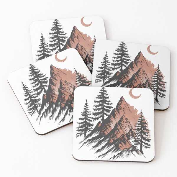 Item preview, Crescent Moon Mountain Range  designed and sold by AnamMHavan.