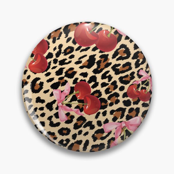 Item preview, Cherry bow cheetah print  designed and sold by PMSNshop.