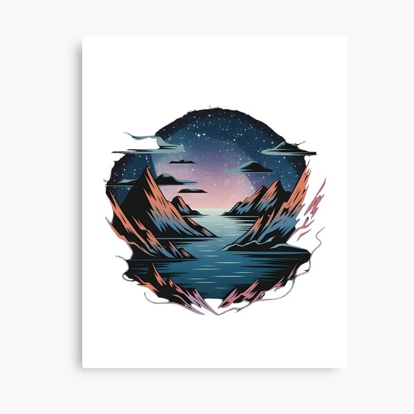 Item preview, Vast Ocean Mountain Range  designed and sold by AnamMHavan.