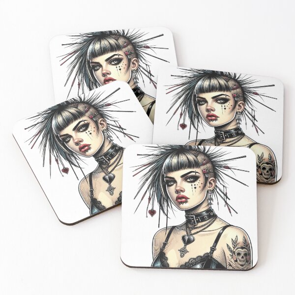Item preview, grey punk designed and sold by rajdigitalarts.