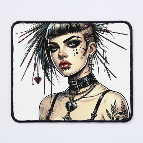 Item preview, grey punk designed and sold by rajdigitalarts.