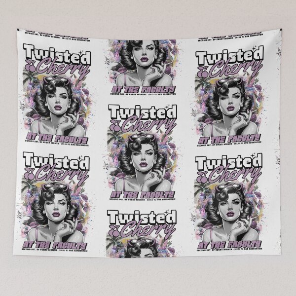 Item preview, TWISTED CHERRY  - Lavender Disco Collage  designed and sold by Discothreadz.
