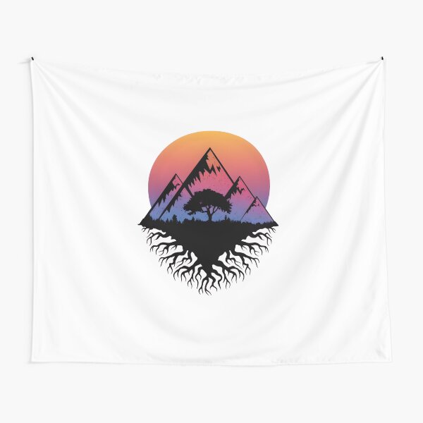 Item preview, Sunset Tree Mountain Range  designed and sold by AnamMHavan.