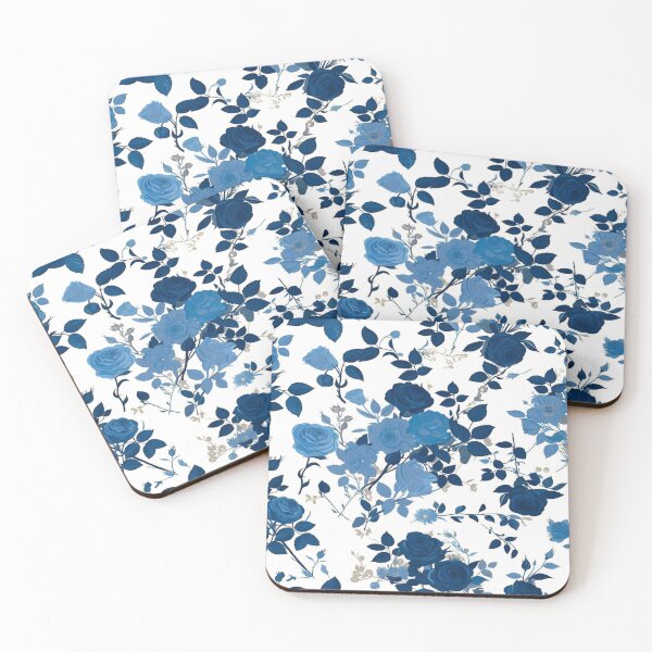 Item preview, Delicate Blue Roses designed and sold by PrintsByFrank.