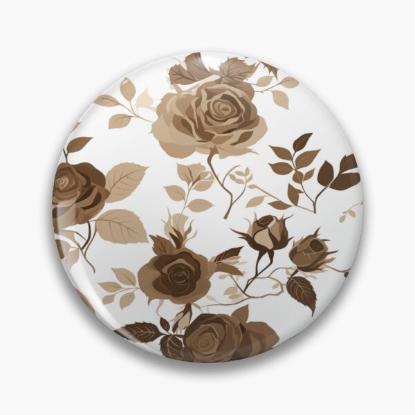 Item preview, Delicate Brown Roses designed and sold by PrintsByFrank.