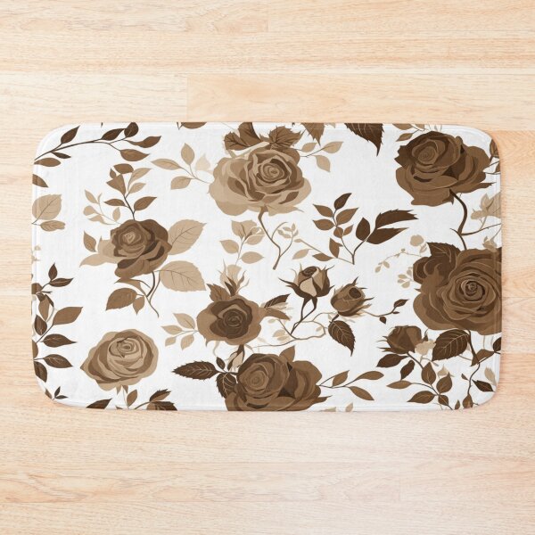 Item preview, Delicate Brown Roses designed and sold by PrintsByFrank.