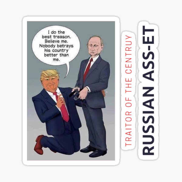 Artikel-Vorschau von Donald Trump und Putin, designt und verkauft von BarryWhitt.