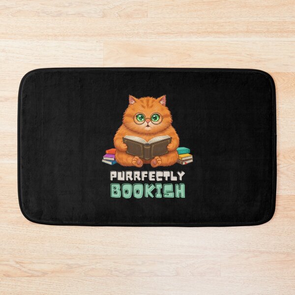 Item preview, Bookish Cat Who Adores Books and Reading designed and sold by Meow Cat.