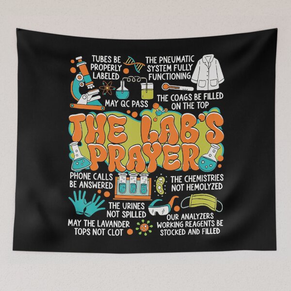 Item preview, La Oración del Laboratorio Semana del Laboratorio 2025 Científico de Laboratorio Médico designed and sold by Vincent-Cloud.